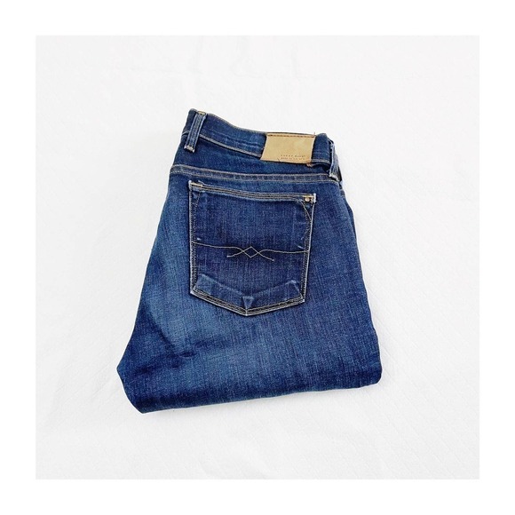 Lucky Brand Charlie Skinny Denim Jeans Dark Wash SZ27 Ankle - Picture 1 of 7